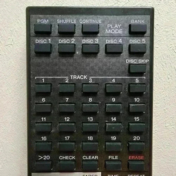 Sony RM-D705 Remote Control 5-Disc CD Player WORKING - Picture 2 of 9